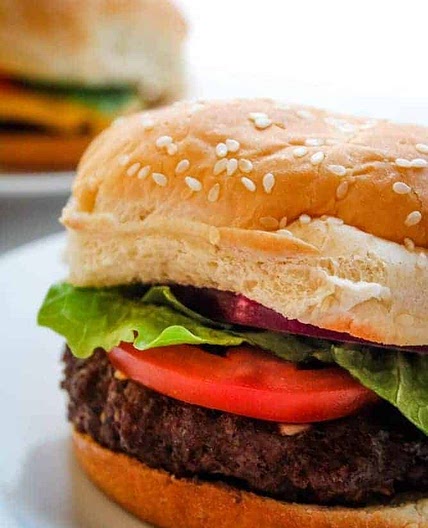 Air Fryer Hamburgers