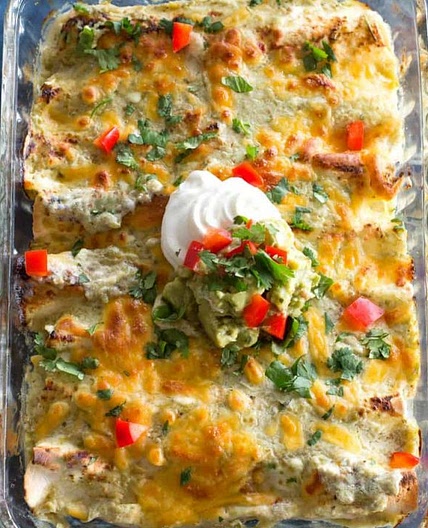 Low-carb Shrimp Enchiladas