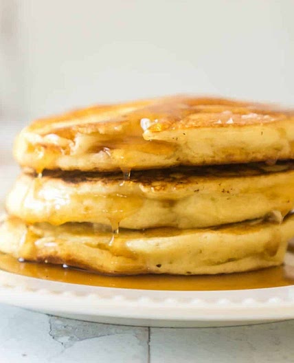 Fluffy Sourdough Pancakes