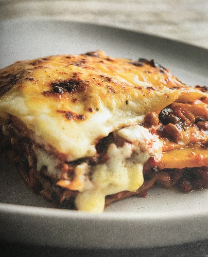 RATATOUILLE, BUTTERNUT & LENTIL LASAGNE