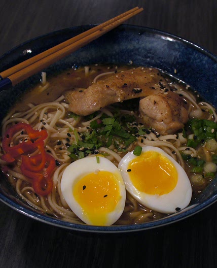Miso ramen (vegetarian)