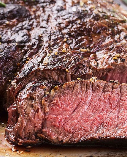Rib Eye con salsa de cerveza