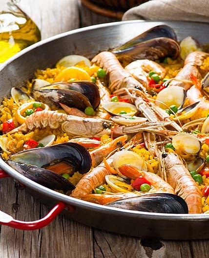 Paella de mariscos