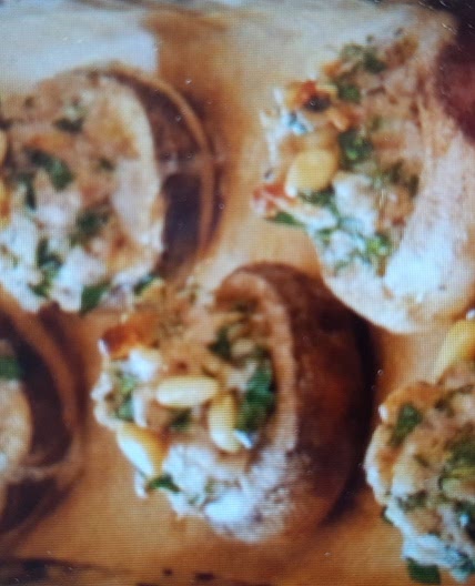 Champignons met gehakt