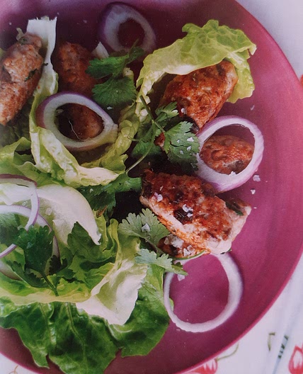 Kip-paddenstoelen- kroketten & Romeinse sla