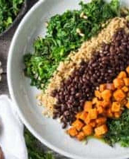 Vegan Sweet Potato and Black Bean Bowl