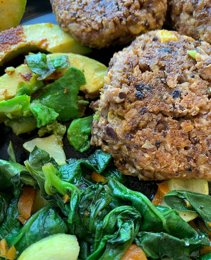 black bean and lentil dumplings