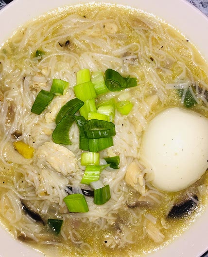 Misua Soup with Boiled Eggs