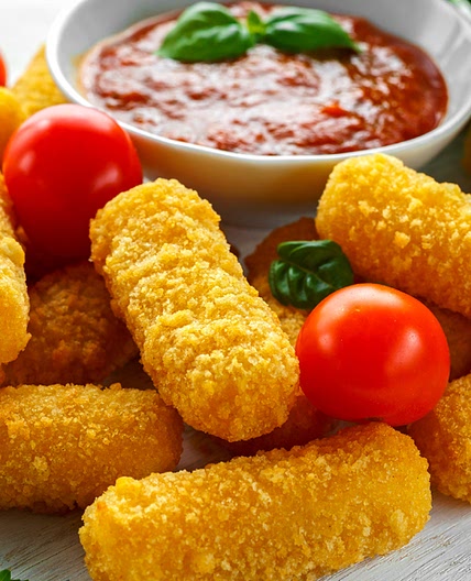 Dedos de queso mozzarella
