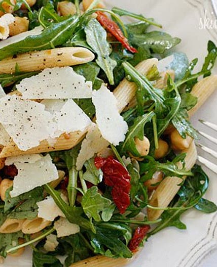 Penne Arugula Salad with Sun Dried Tomatoes