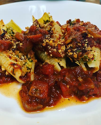 Vegan Stuffed Shells