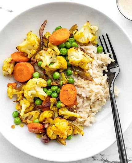 Curry Roasted Vegetable Bowls