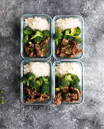 Healthier Mongolian Beef Meal Prep