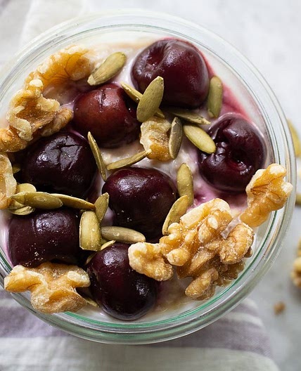 Cherry Walnut Overnight Oats (For BLE)
