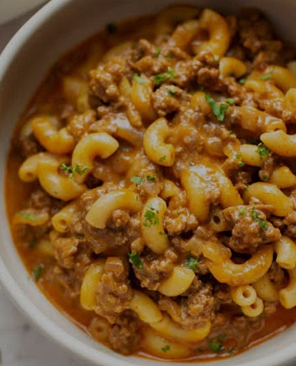 Homemade Cheeseburger Macaroni Hamburger Helper