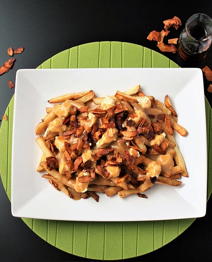 Vegan Maple Bacon Poutine!!
