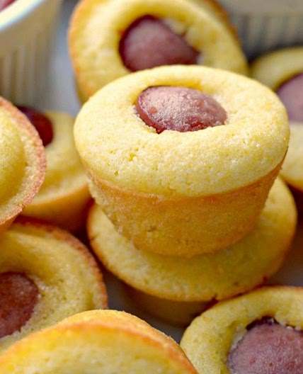 Mini Corn Dog Muffins