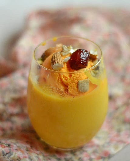 Mango Mastani | Thick Mango Milkshake