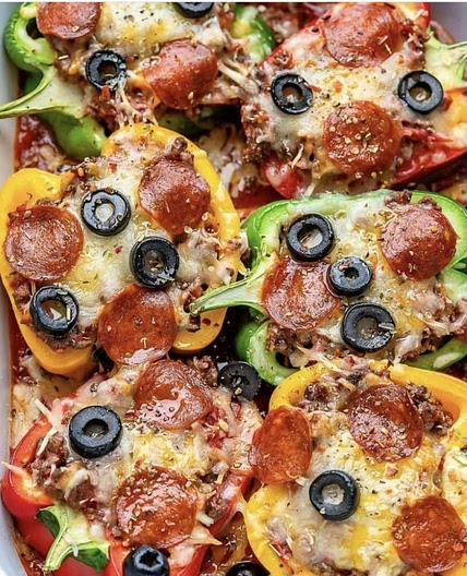 Pizza Stuffed Peppers