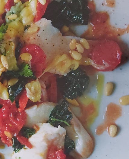 CHORIZO, CAVOLO NERO AND COD