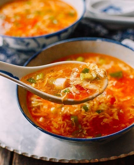 Tomato Egg Drop Soup
