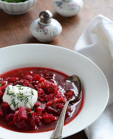 Borscht (Russian-Style Beet Soup)