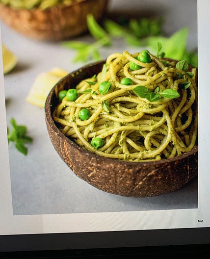 Mint Basil Pesto Pasta 