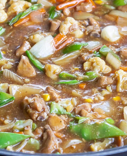 Chicken Chopsuey Fiji Style - Rich Gravy