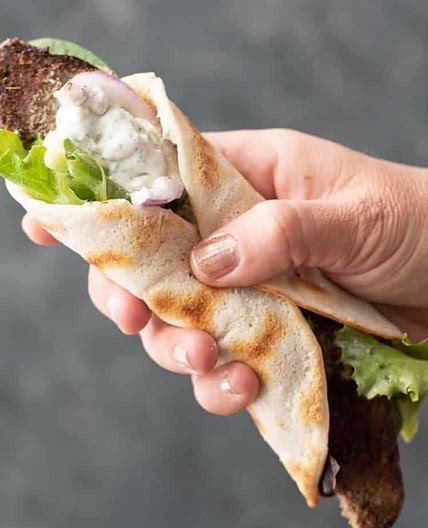 AIP Gryo Wrap Sandwich Recipe (with Tzatziki Sauce)