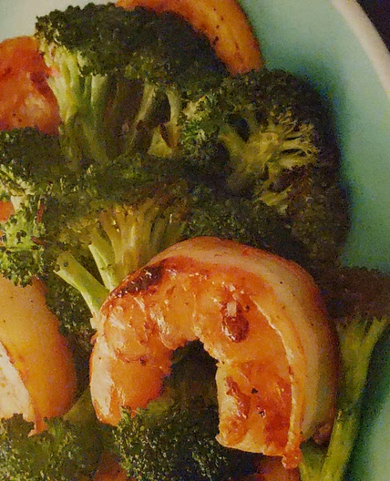 Sheet Pan Shrimp with Sesame Broccoli