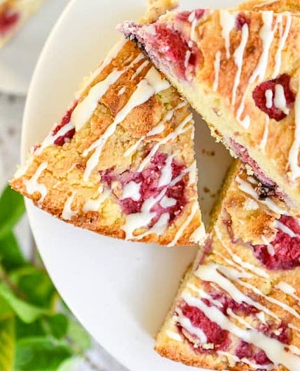 Protein raspberry scones