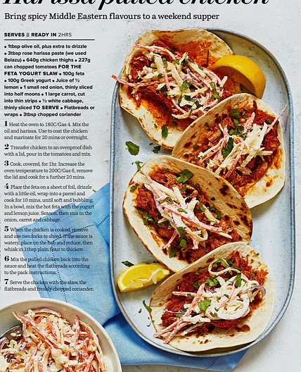Harissa pulled chicken