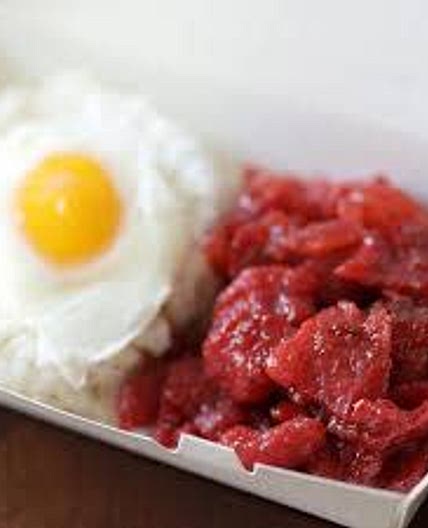 Pork Tocino with Sunnyside up egg