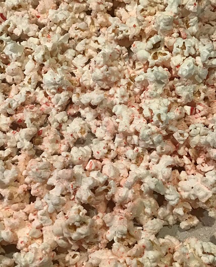 Holiday White Chocolate Popcorn