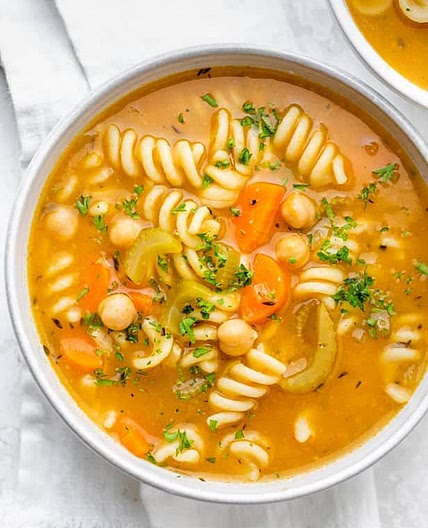 Chickpea Noodle Soup