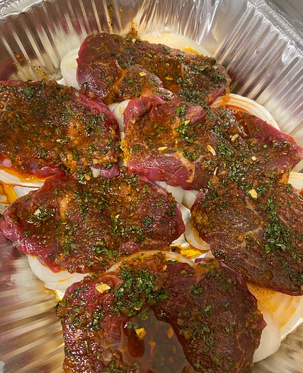 Red wine Minute steak