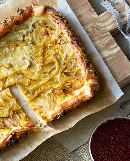 Ricetta - Torta salata finocchi e zafferano | Dissapore