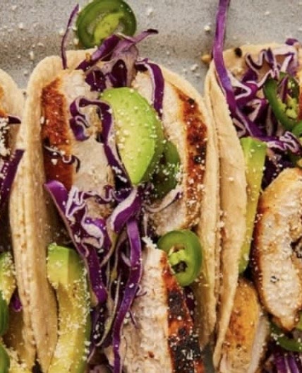 Tequila Lime Chicken TACOS