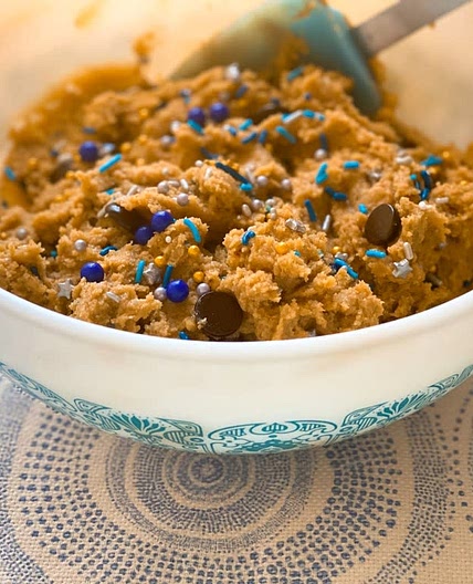 Chocolate Chip Unicorn Protein Cookie Dough