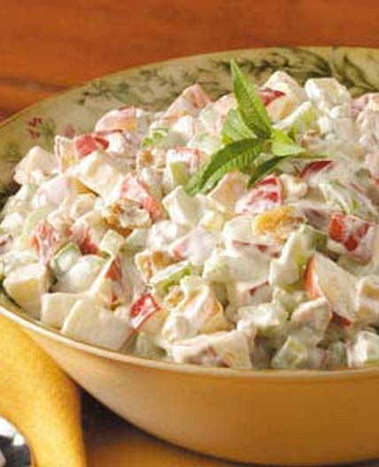 Waldorf Salad with Whipping Cream
