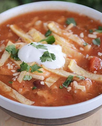 Chicken Tortilla Soup {Instant Pot, Stovetop, Slow Cooker}