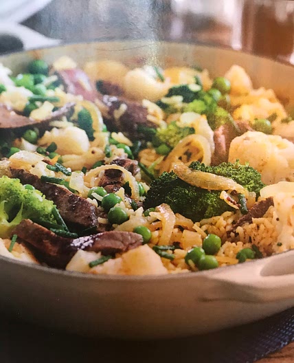 Beef pilaf