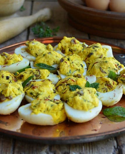 MEDIEVAL STUFFED EGGS