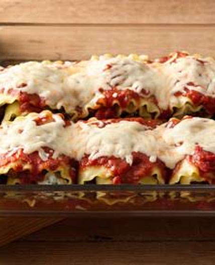 Make-Ahead Meat-Lovers' Lasagna Roll-Ups