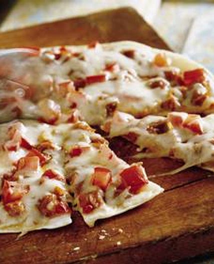 Barbecued Chicken Tortilla Pizzas