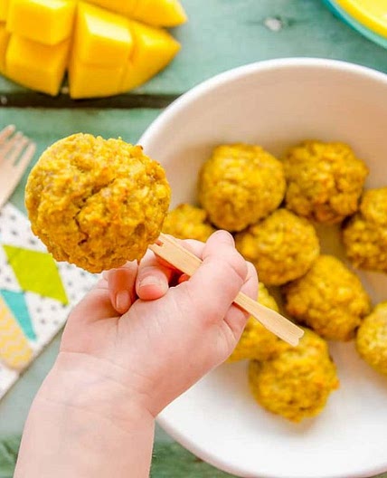 Baked Mango Chicken Bites