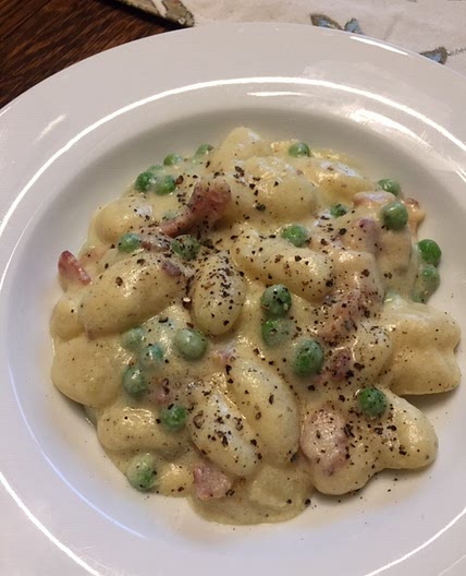Gnocchi with Pancetta and Leeks