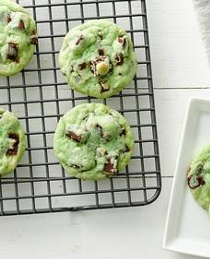 Mint Chocolate Chip Cookies