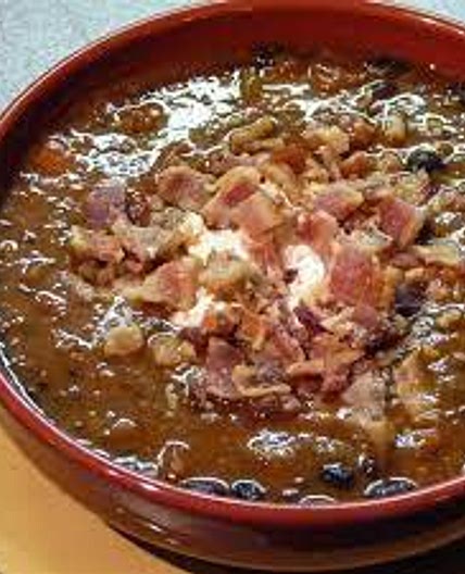 Black Bean and Bacon Soup