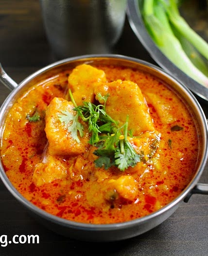 Kathiyawadi Dhokli nu Shaak recipe
